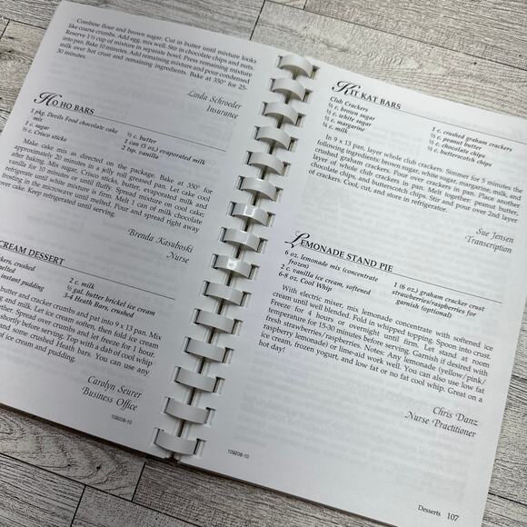 Cookbook Delectable Dishes - Plastic Comb Bound Spiral Wisconsin Community 2010 - Picture 5 of 10